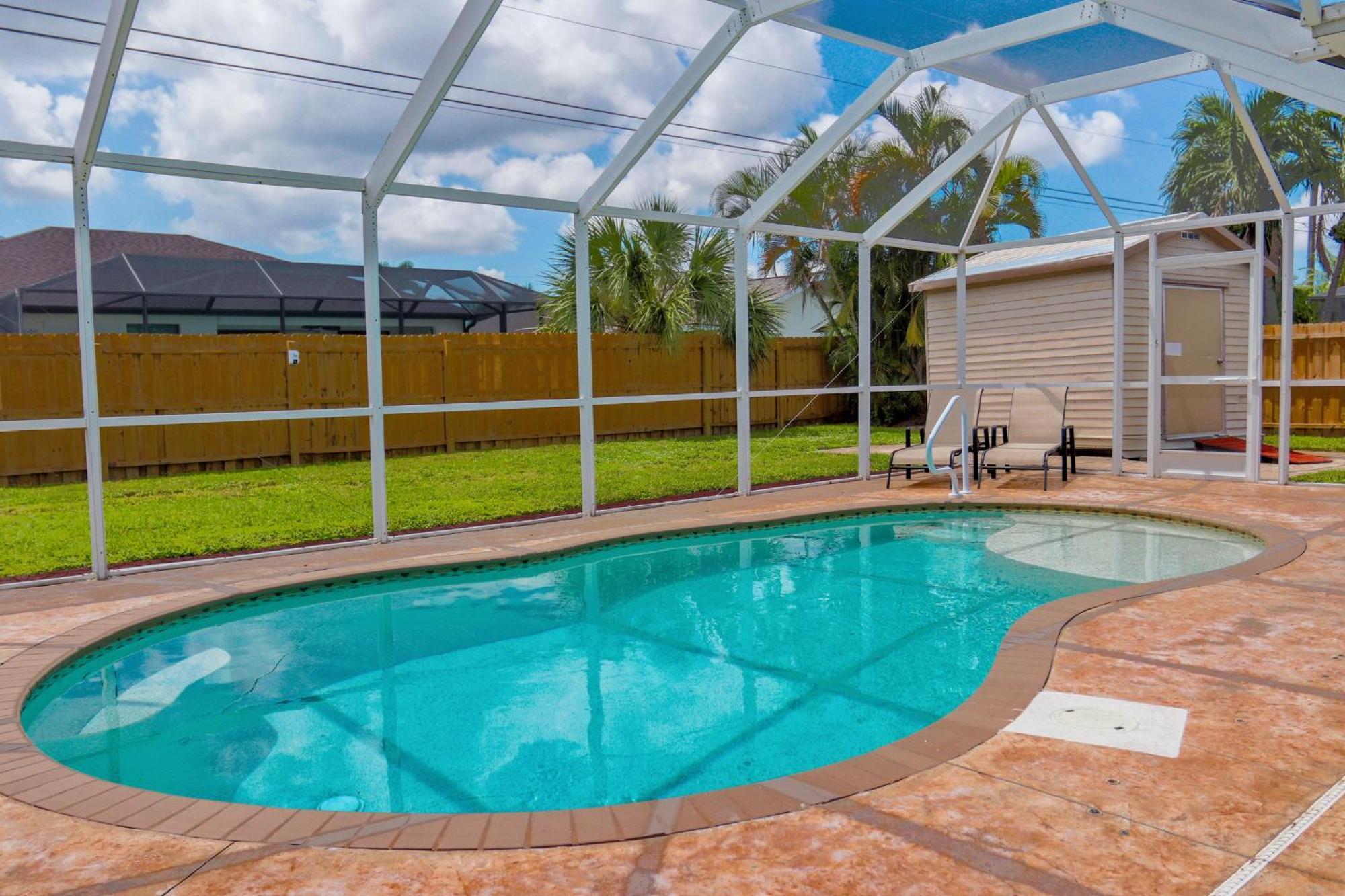 Beautiful Pool Home With Sleeping For 8 For Lovelypeople Cape Coral Exterior foto